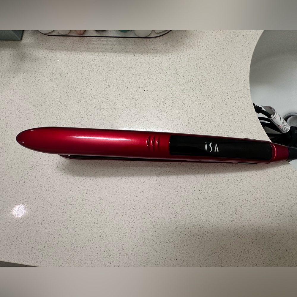 Digital Mirror Titanium Hair Straightener with gloves